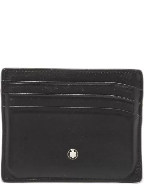 Montblanc Black Leather Meisterstuck Card Holder 6CC