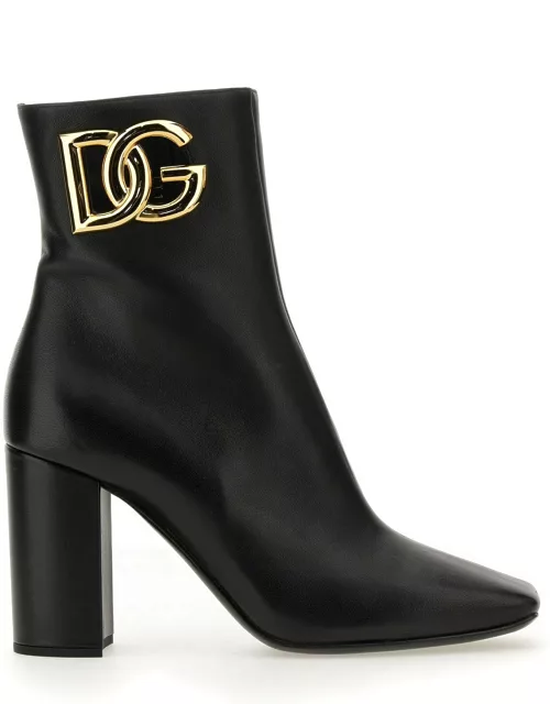 dolce & gabbana ankle boot with logo