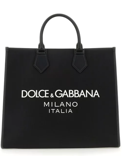 dolce & gabbana large shopping bag