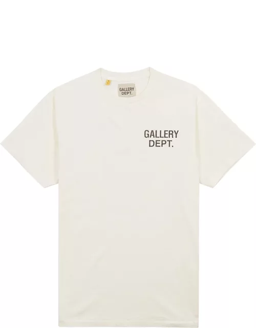 Gallery Dept. Logo-print Cotton T-shirt - Cream