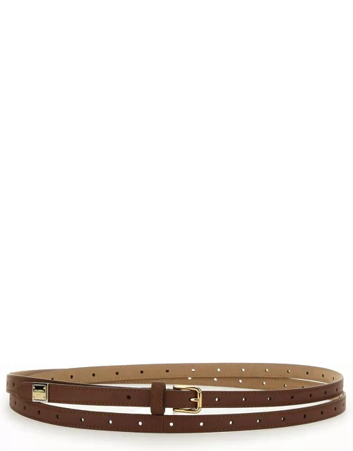 Dolce & Gabbana Buckled Leather Belt