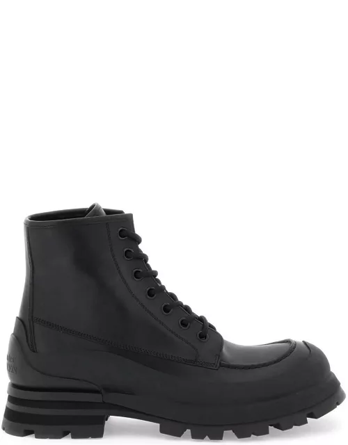 ALEXANDER MCQUEEN Leather ankle boot