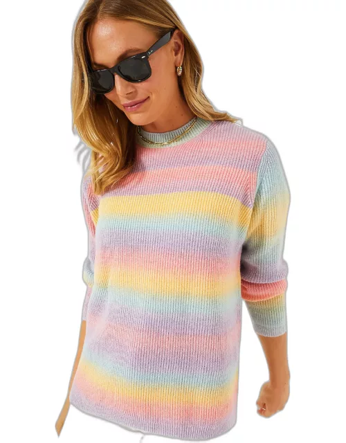 Rainbow Candy Crewneck Sweater