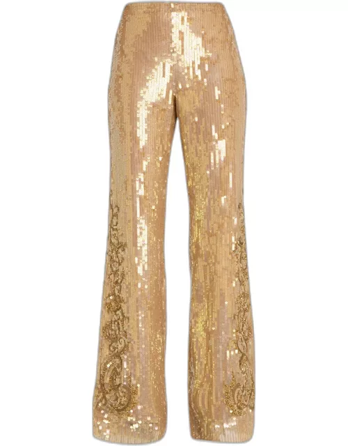 Shelli Sequin-Embellished Pant