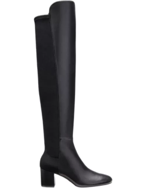 5050 Yuliana Leather Over-The-Knee Boot