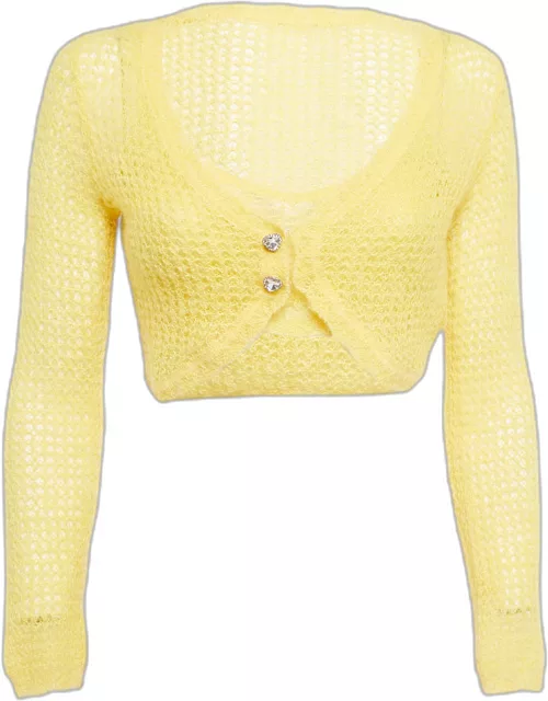 Nana Jacqueline Yellow Knit Cardigan Set