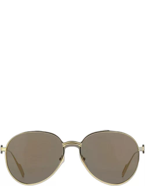 Cartier Gold - CT0273S - Tinted Pilot-Frame Sunglasse