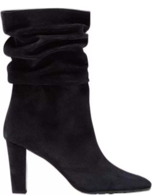 Calasso Suede Slouchy Ankle Bootie