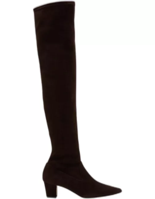 Lupasca Suede Over-The-Knee Boot