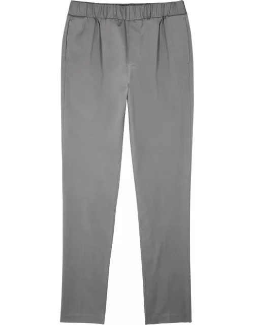 Paige Snider Stretch-twill Trousers - Grey