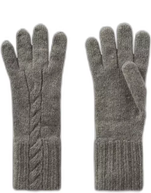 Short Knit Cashmere Glove