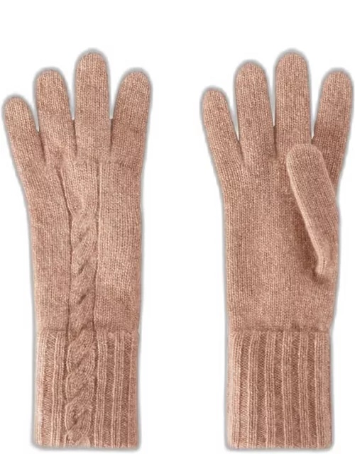 Short Knit Cashmere Glove