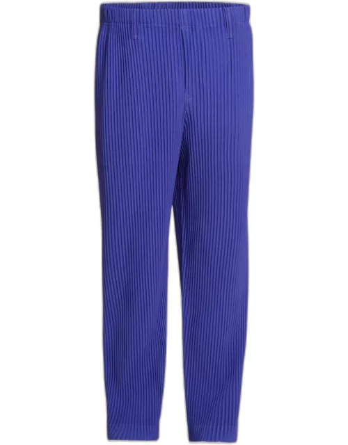 Men's Pleated Polyester Pant