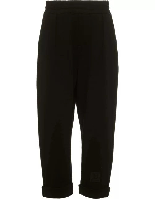 Balmain Stretch Trousers With Application