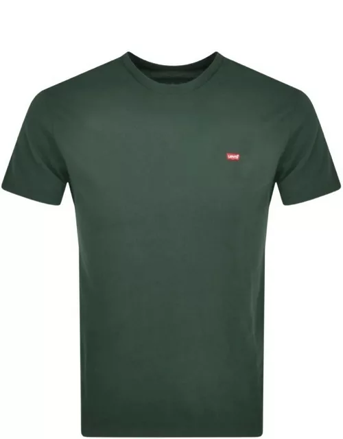Levis Original Housemark Logo T Shirt Green