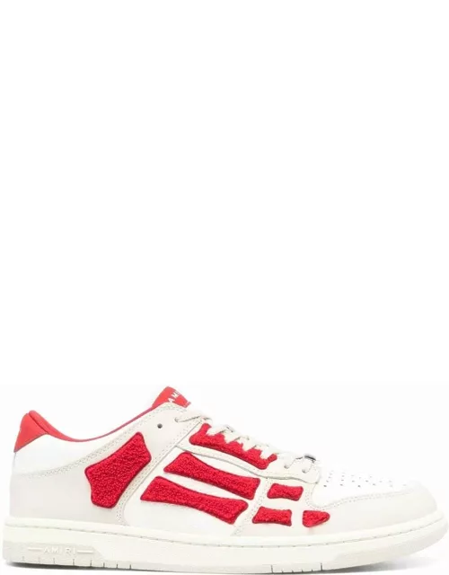 Skel trainers with red detail