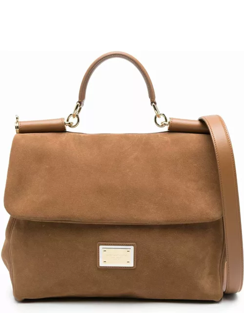 Sicily brown tote bag