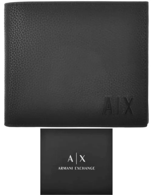 Armani Exchange Bifold Logo Wallet Black