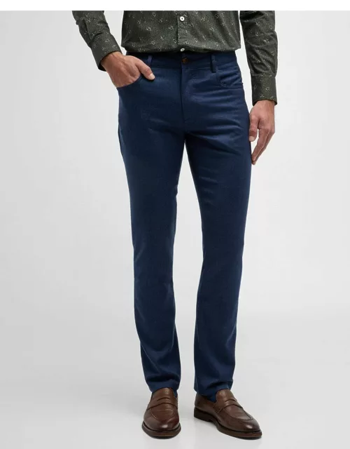 Men's Slim Flannel 5-Pocket Pant