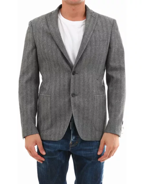 Tonello Gray Wool Jacket