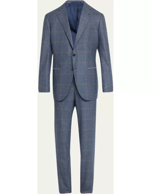 Men's Two-Tone Check Suit