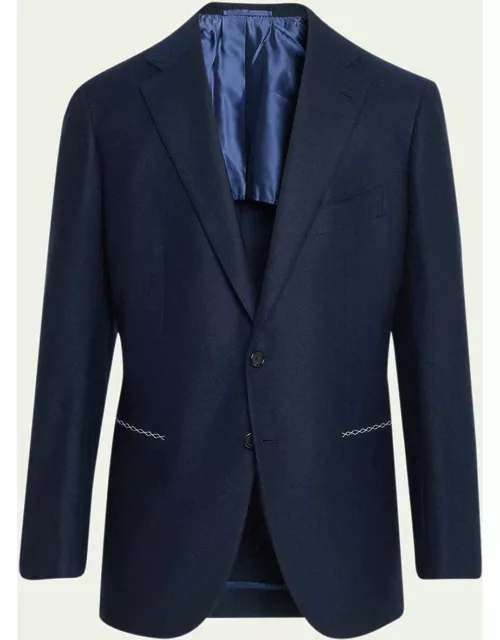 Men's Birdseye Cashmere Sport Coat