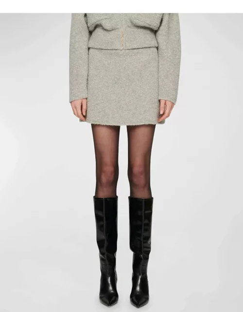 Chloe Boucle Wool Mini Skirt