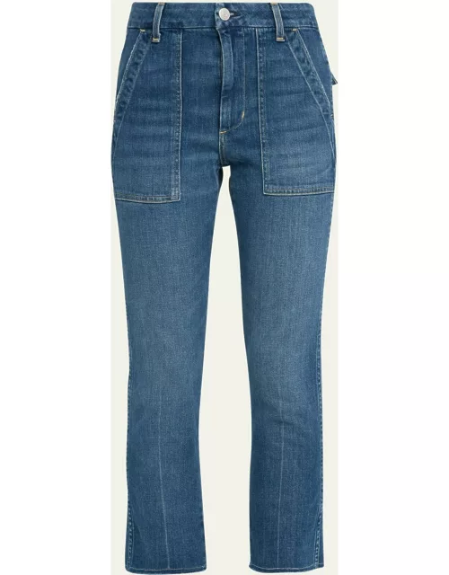 Easy Straight Crop Army Jean