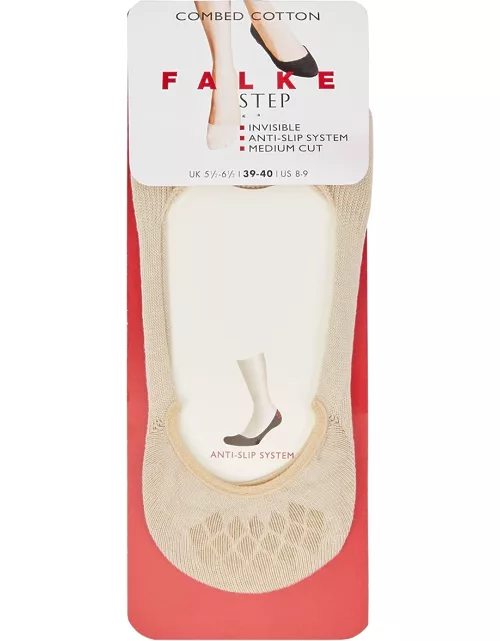 Falke Step Almond Cotton-blend Trainer Socks - Cream - 35