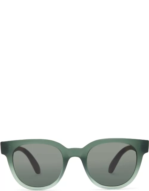 TOMS Sunglasses Green Unisex Grey Rhodes Traveler