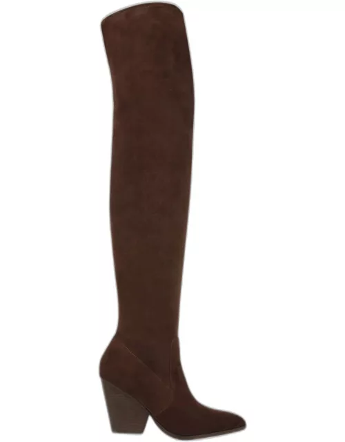 Lalita Suede Over-The-Knee Boot