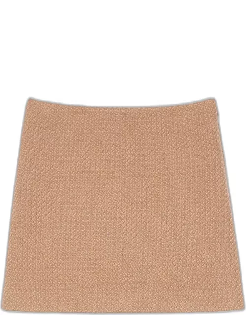 Holiday Tweed Mini Skirt