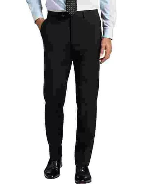 Calvin Klein Men's X-Fit Slim Fit Suit Separates Pants Black