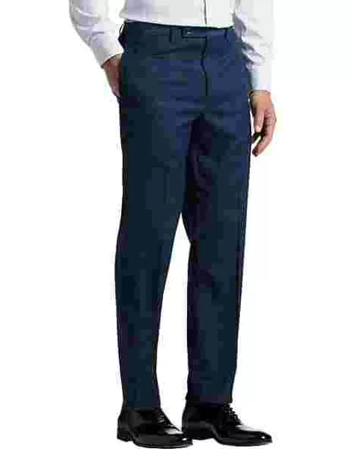 Collection by Michael Strahan Men's Michael Strahan Classic Fit Suit Separate Pants Navy Plaid