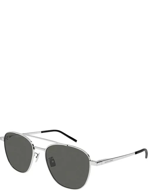 Saint Laurent SL531 002 Sunglasses Silver
