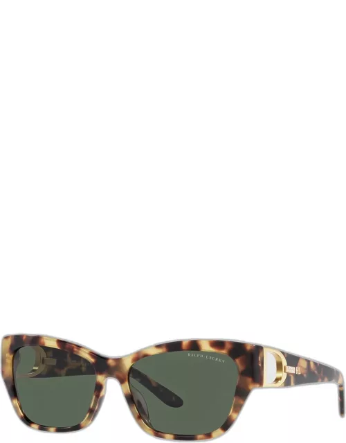 Embellished Cut-Out Acetate Butterfly Sunglasse