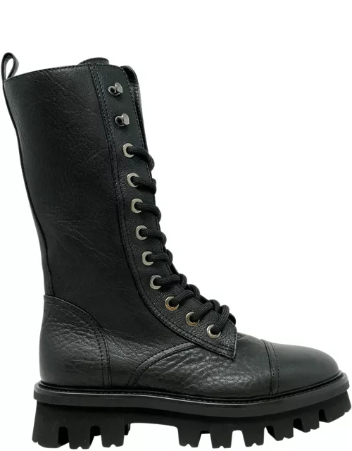 Aglblack Leather Natalia Boot