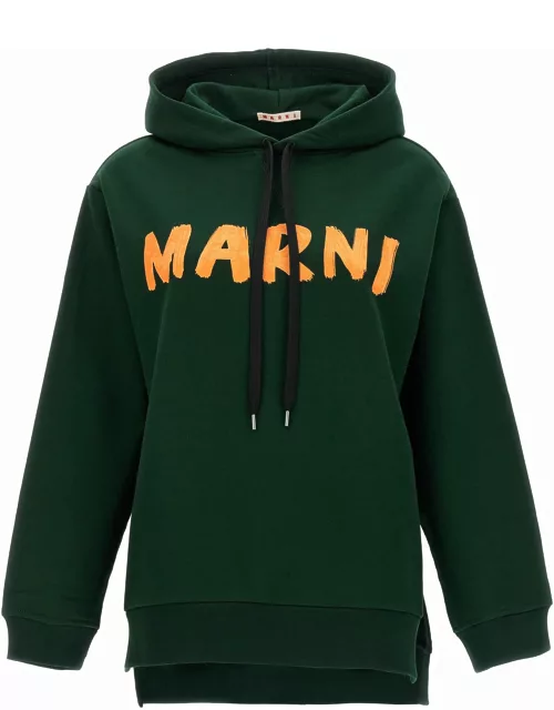 Marni Logo Print Hoodie