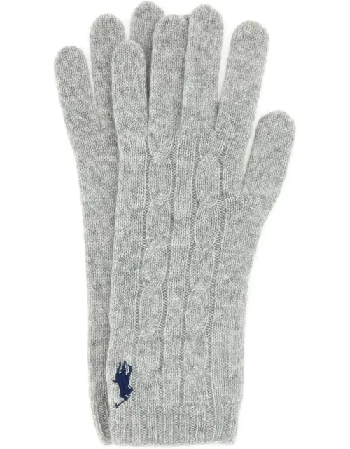 Ralph Lauren Grey Wool Blend Glove