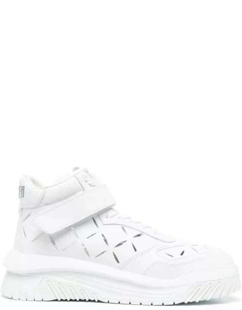 Versace Odissea Leather High-top Sneaker