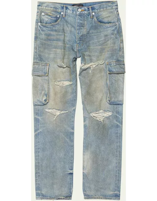Men's Relaxed Dirty Cargo Jean