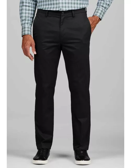 JoS. A. Bank Men's Comfort Stretch Tailored Fit Chinos, Black