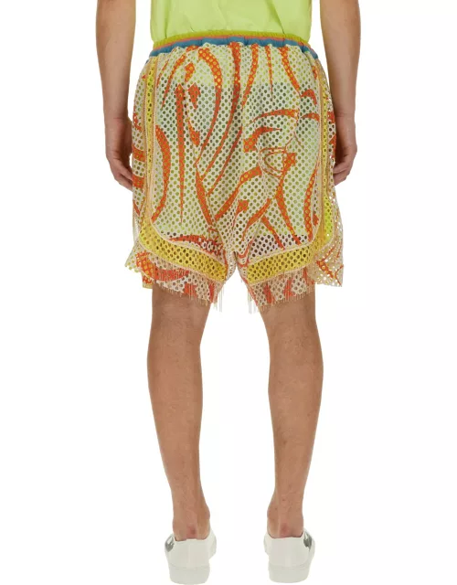 vivienne westwood shorts with print