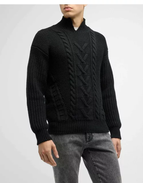 Men's Cashmere Knit Turtleneck Sweater