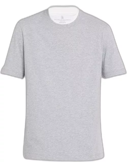 Men's Crewneck T-Shirt with Tipping