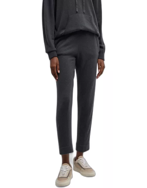 Recycled Cashmere Cropped Jogger Pant