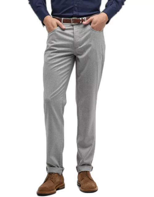 Men's Italian Fit Wool 5-Pocket Trouser