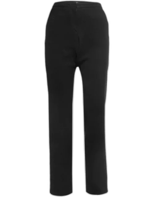 Emporio Armani Black Crepe Trousers