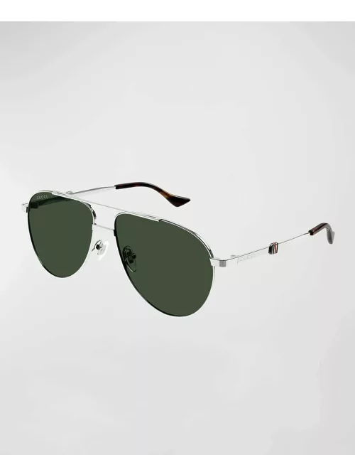 Men's GG1440Sm Metal Aviator Sunglasse