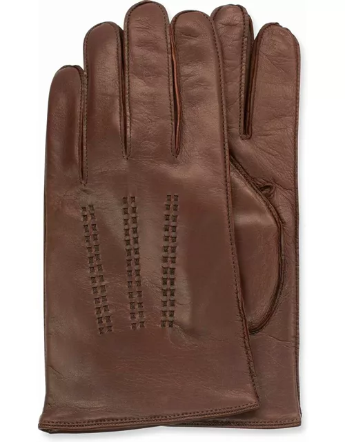 Men's Napa Leather Double-Stitch Glove